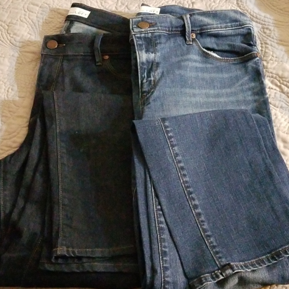 2 pr Loft Jeans